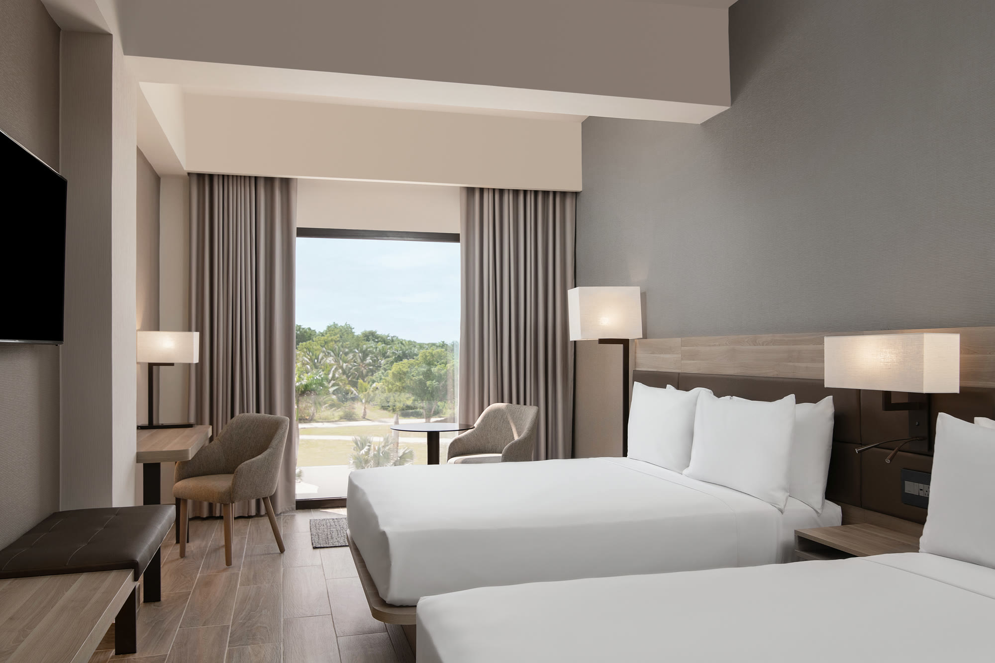 Ac Hotel Punta Cana AC Deluxe Two Queen Beds 2 to 4 Persons Breakfast included