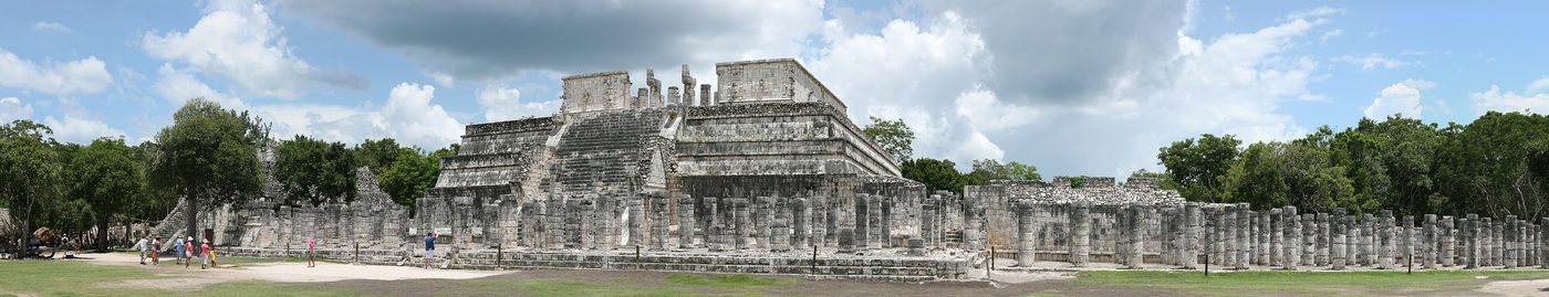 The El Castillo pyramid at Chichen Itza