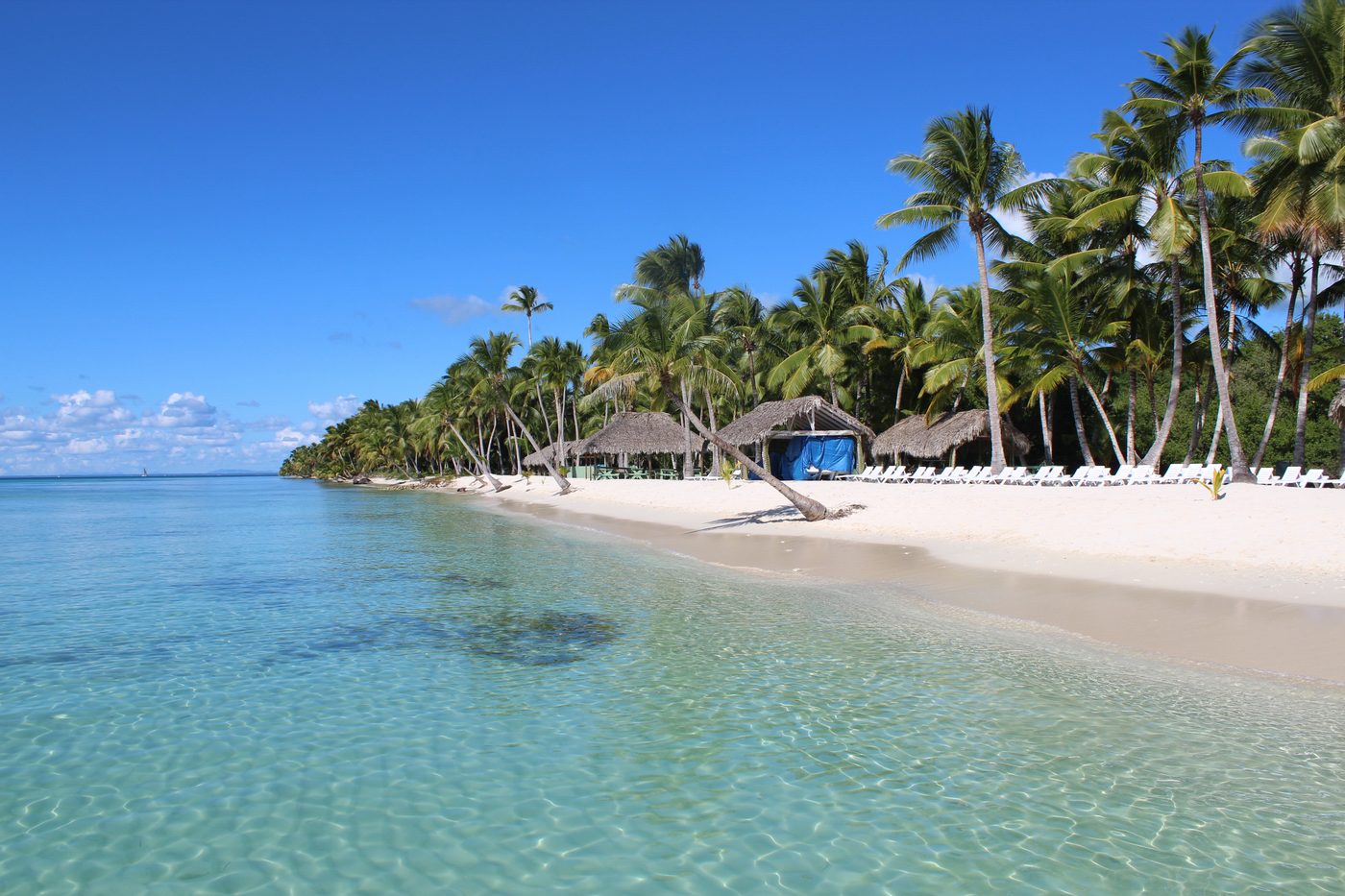 Catamaran sailing off the coast of Punta Cana