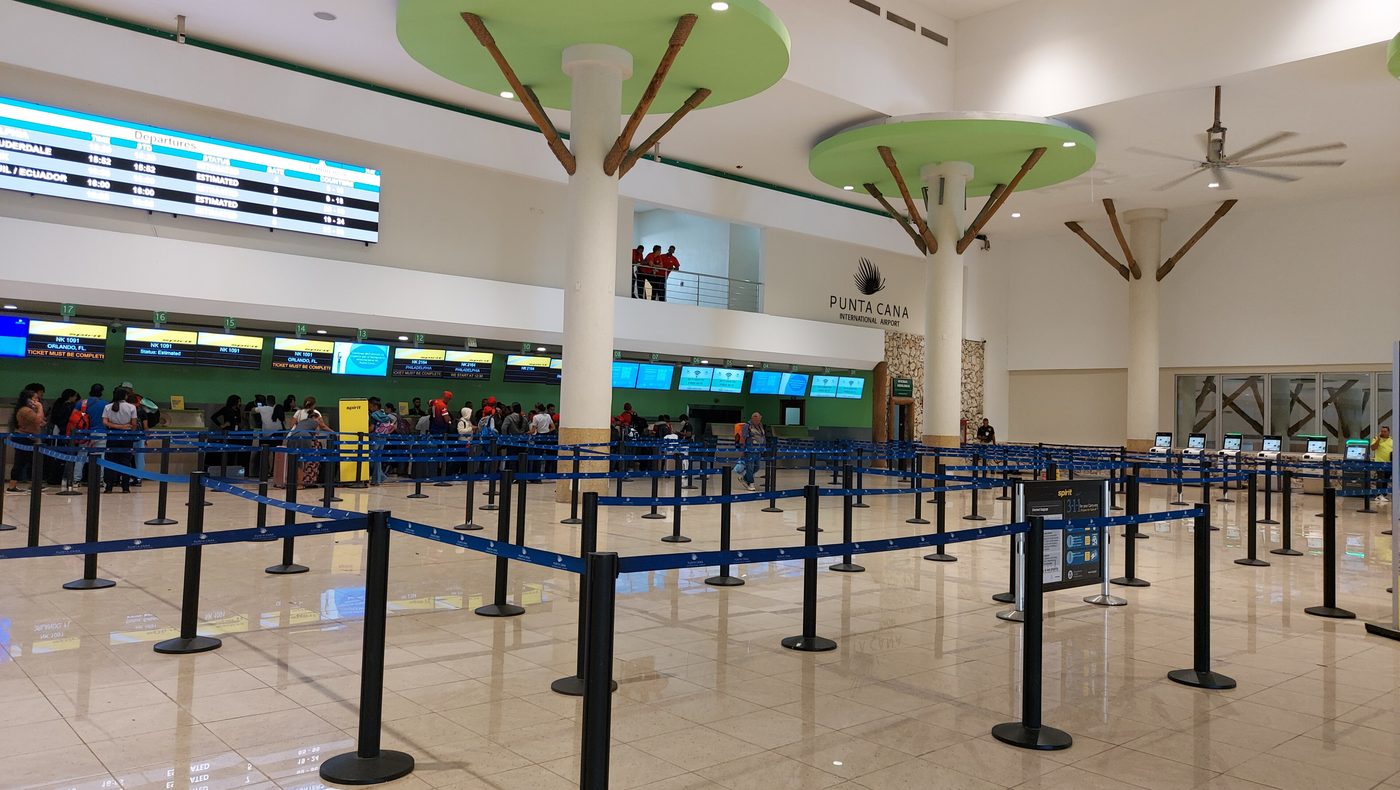 Arrivals area at Punta Cana International Airport